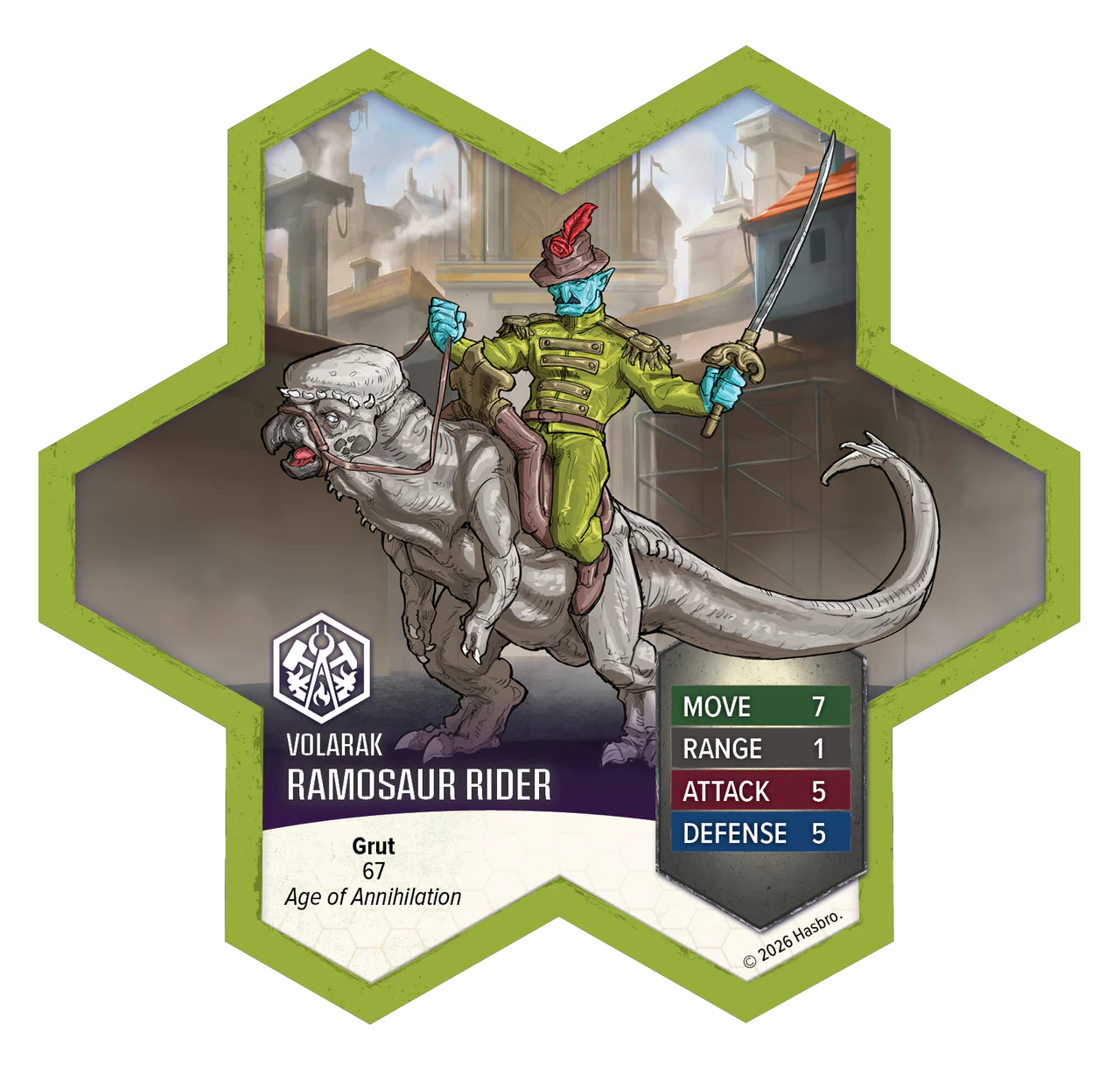 Heroscape: Army Expansion - Chain Gruts and Ramosaur Rider - Image 5