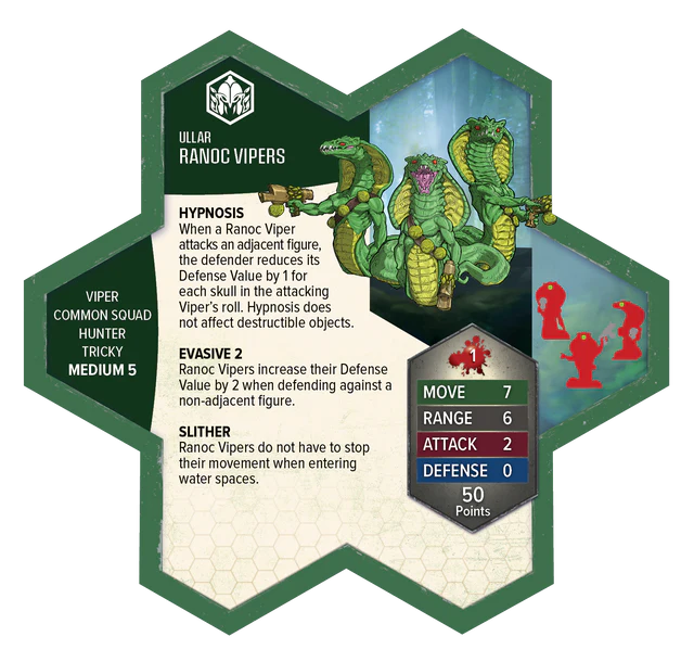 Heroscape: Army Expansion - Elites of Ullar and Ranoc Vipers - Image 4