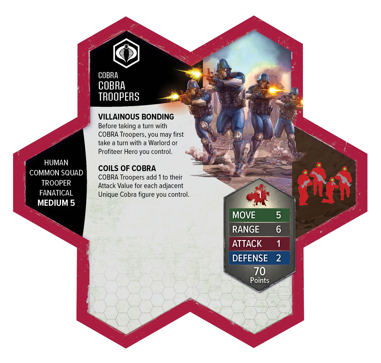 Heroscape: Army Expansion - GI Joe Cobra Troopers and Cobra Flight Pod - Image 4