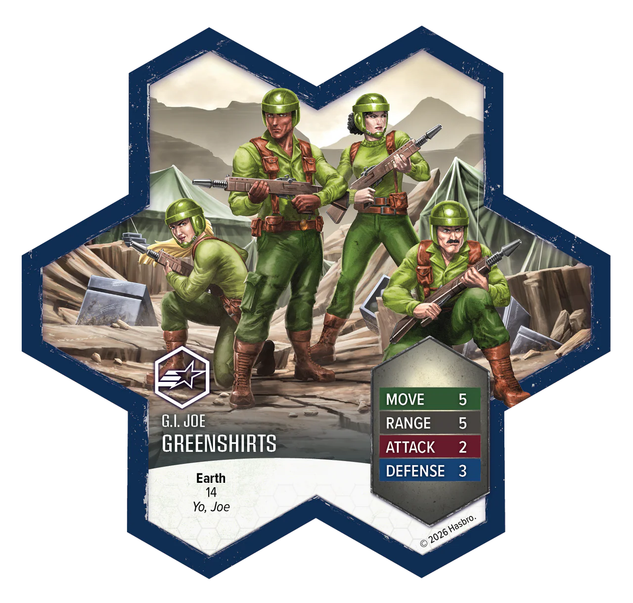 Heroscape: Army Expansion - GI Joe Greenshirts and Battle Copter - Image 3