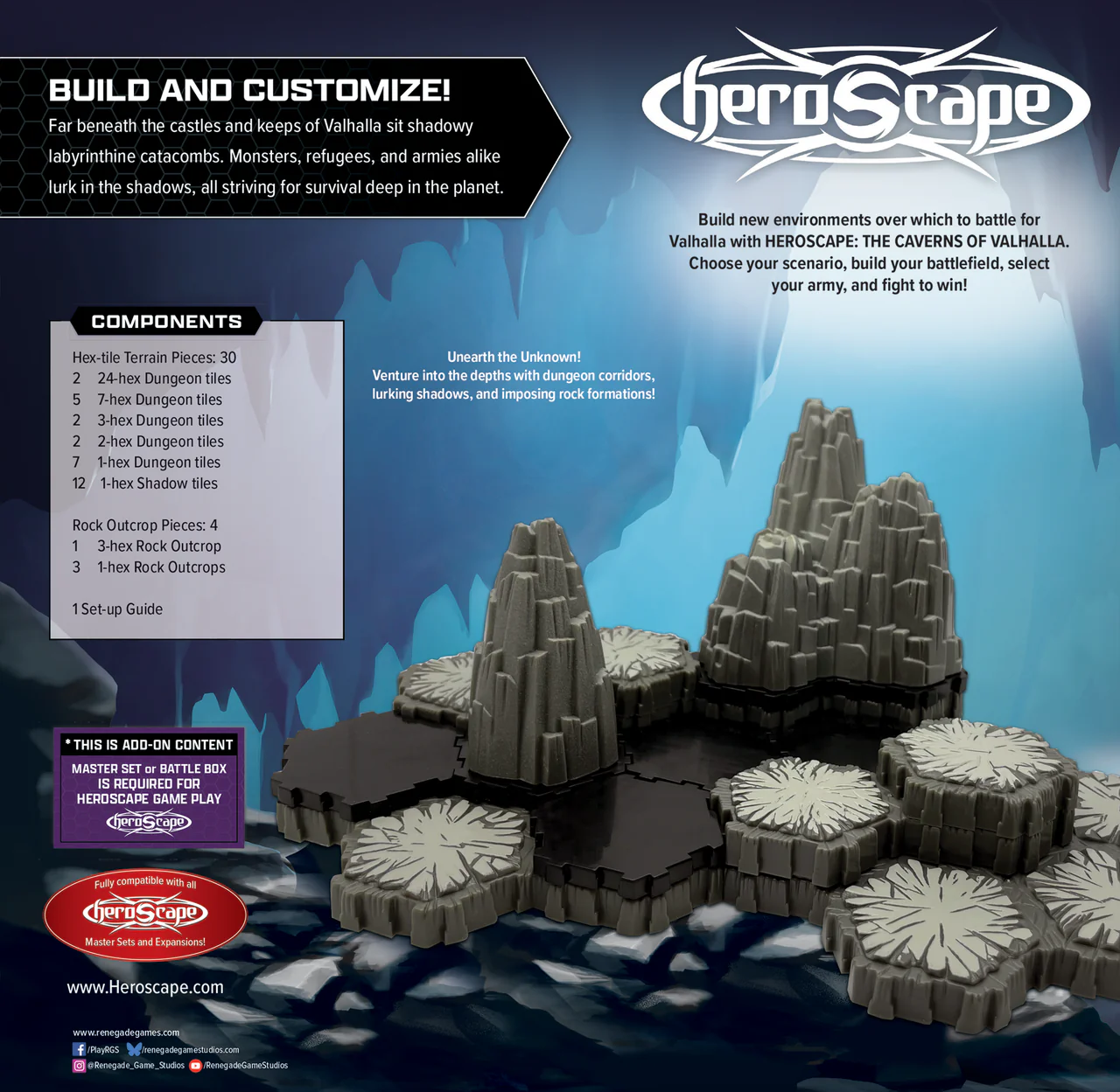 Heroscape: Caverns of Valhalla Terrain Expansion - Image 2