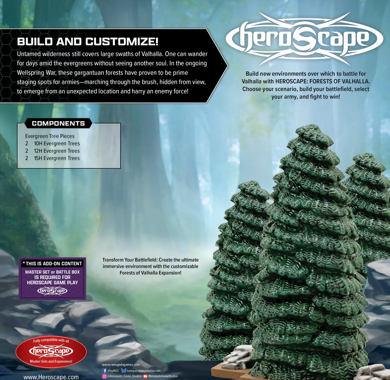 Heroscape: Terrain Expansion - Forests of Valhalla - Image 2