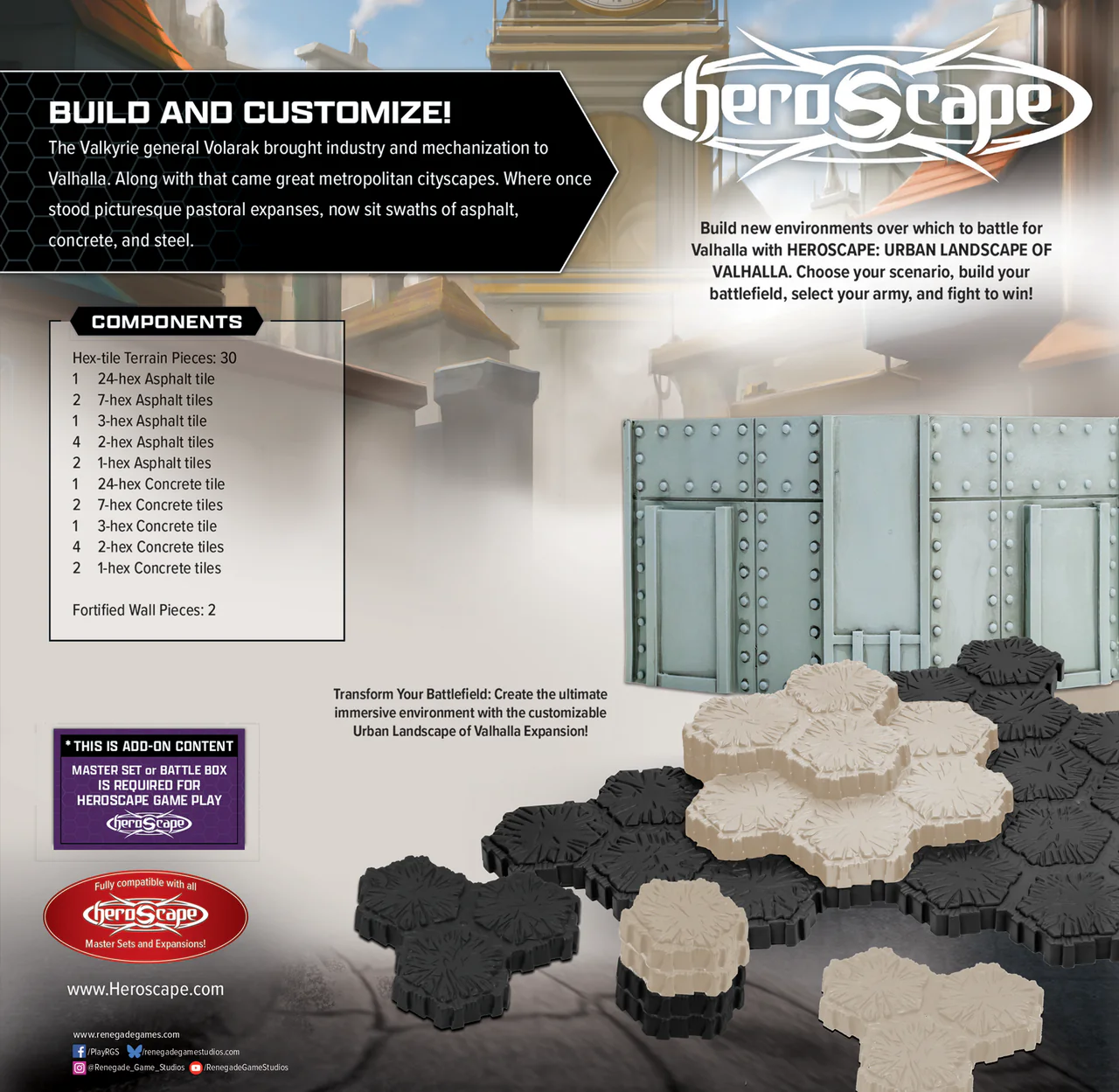 Heroscape: Urban Landscape of Valhalla Terrain Expansion - Image 2
