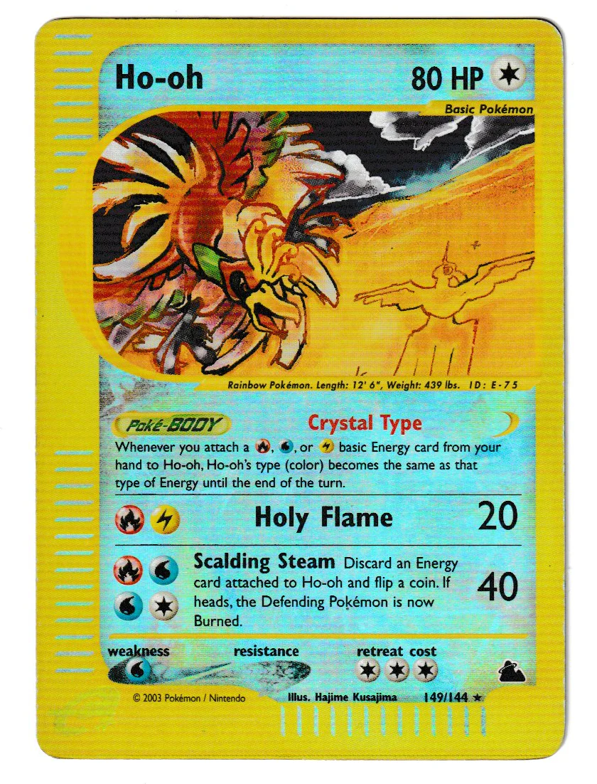 Ho-oh (149/144) [Skyridge] (Actual Scans)