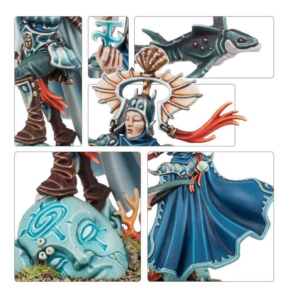 Warhammer Age of Sigmar: Idoneth Deepkin - Isharann Tidecaster - Image 3