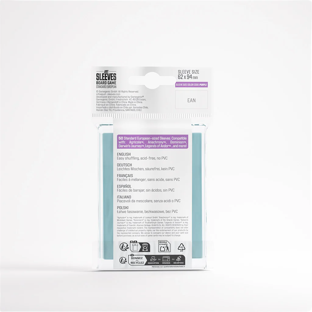 Just Sleeves - Standard European (50) - Image 2