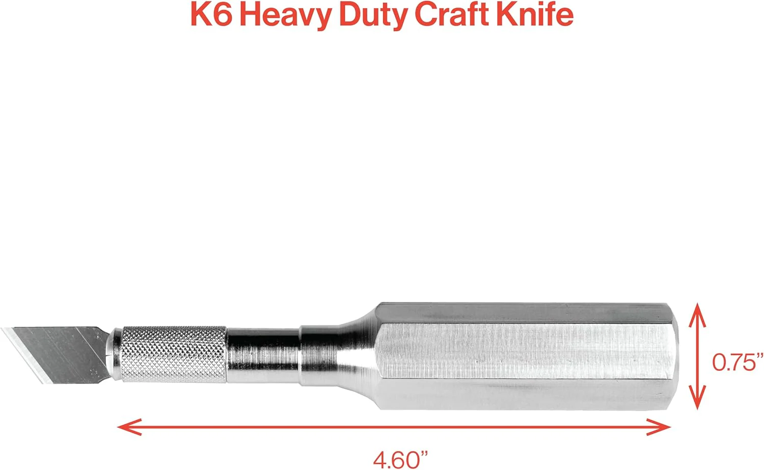K6 Heavy Duty Aluminum Knife (Safety Cap) - Image 4