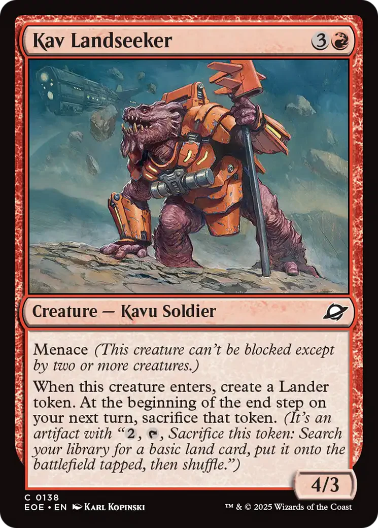 Kav Landseeker [Edge of Eternities]