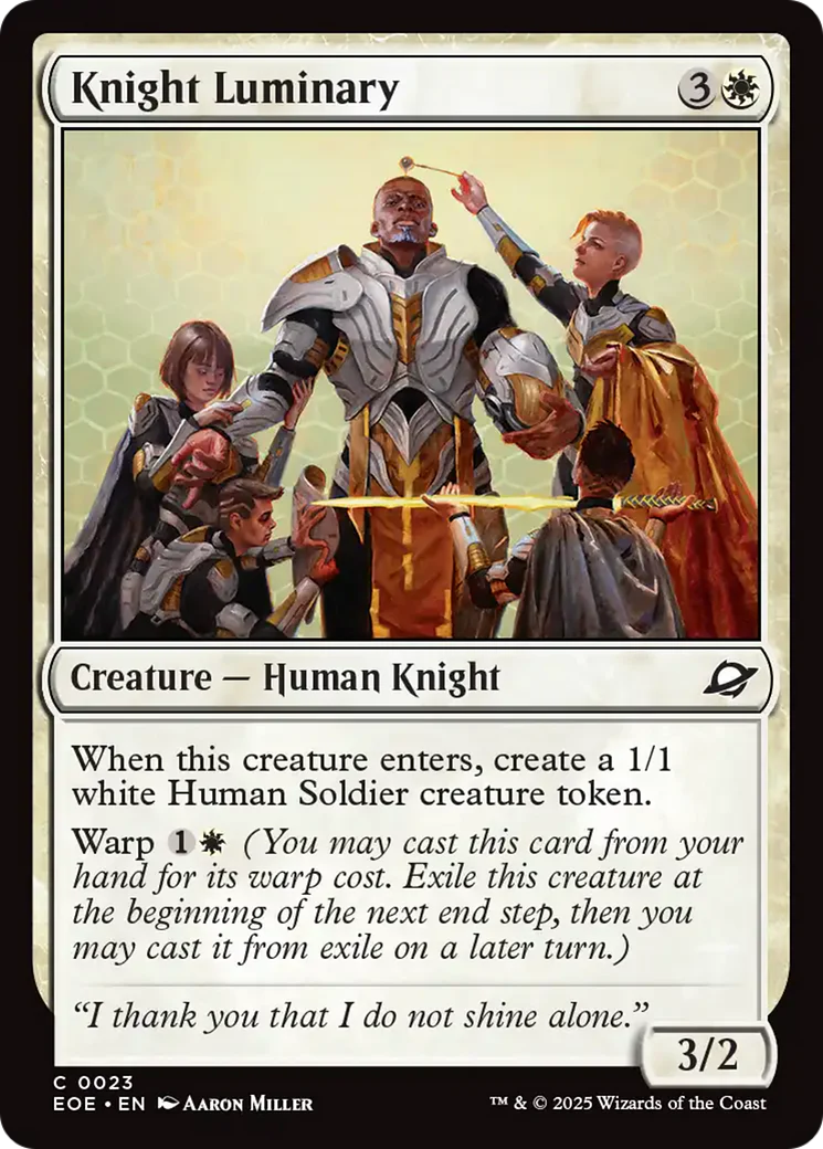 Knight Luminary [Edge of Eternities]