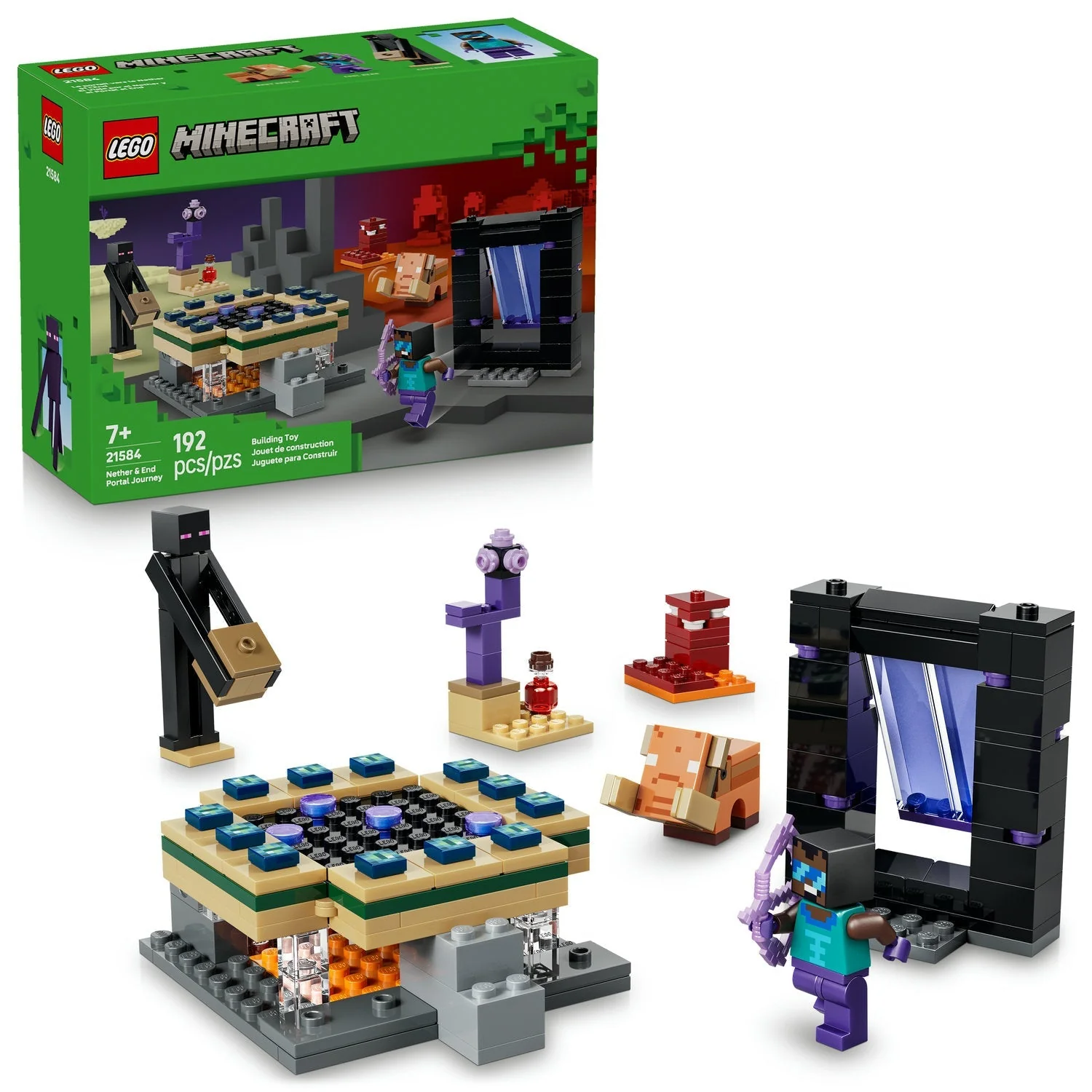 Lego: Minecraft - Nether & End Portal Journey