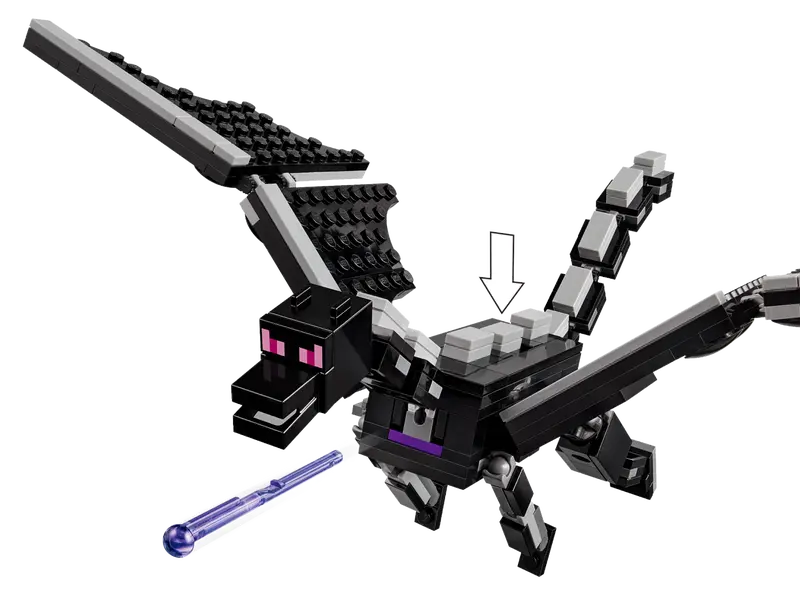 Lego: Minecraft - The Ender Dragon and End Ship - Image 4