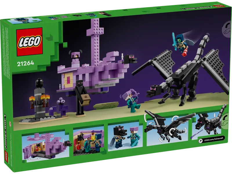 Lego: Minecraft - The Ender Dragon and End Ship - Image 5