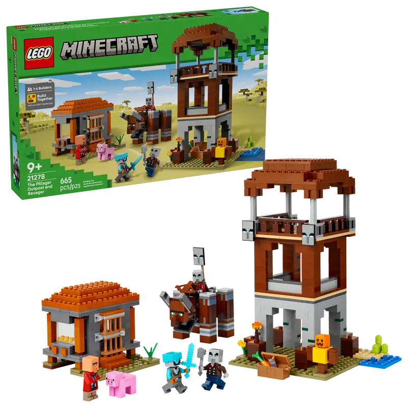 Lego: Minecraft - The Pillager Outpost and Ravager - Image 2