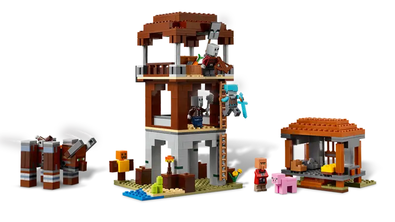 Lego: Minecraft - The Pillager Outpost and Ravager - Image 3