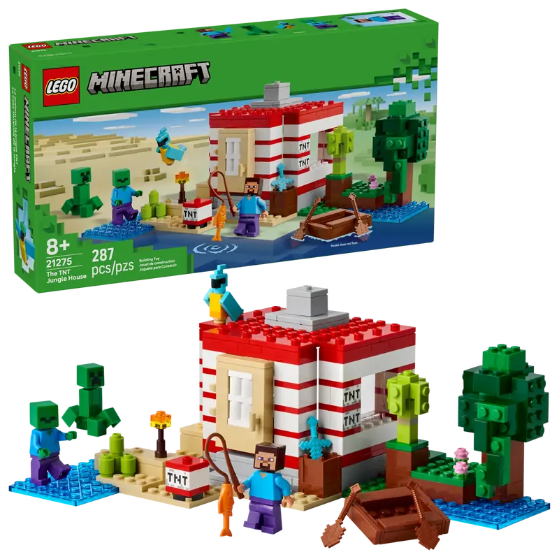 Lego: Minecraft - The TNT Jungle House - Image 2