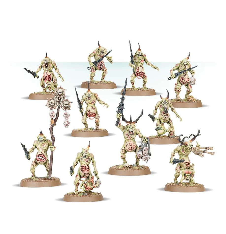 Warhammer Age of Sigmar: Maggotkin Of Nurgle - Plaguebearers - Image 2