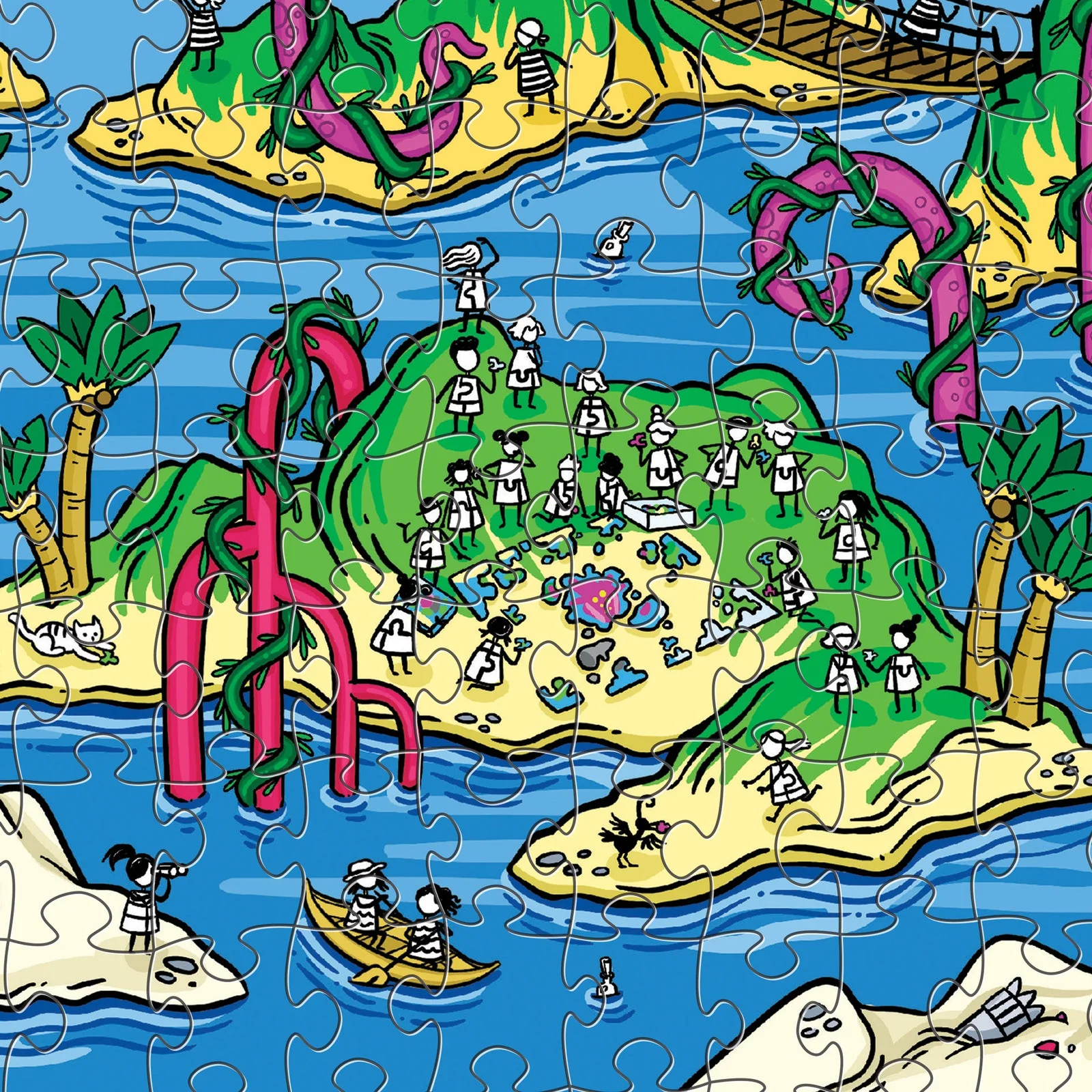 Magic Puzzle Company: The Happy Isles - 1000 Piece Jigsaw Puzzle - Image 2