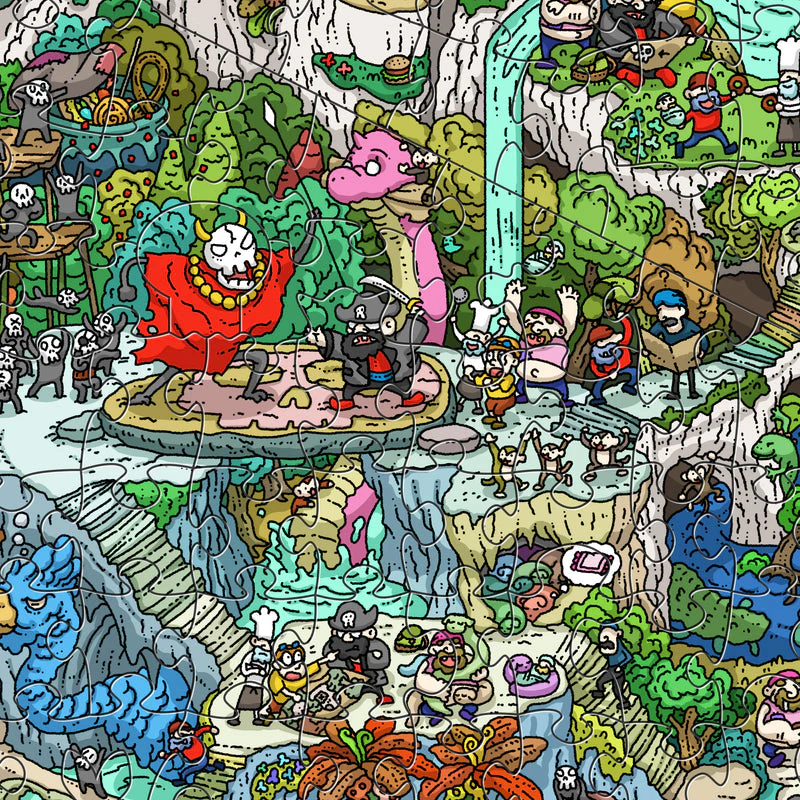 Magic Puzzle Company: The Peckish Pirates - 1000 Piece Jigsaw Puzzle - Image 2