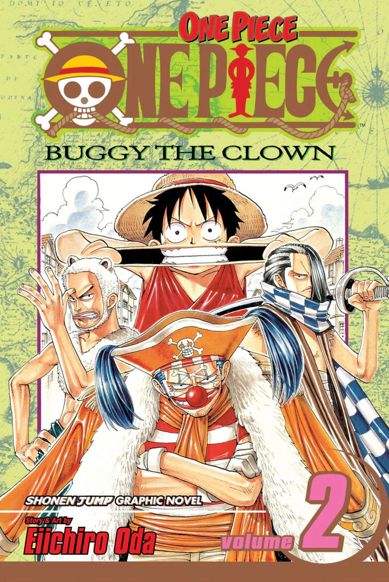Manga: One Piece - Volume 2 (Buggy the Clown)