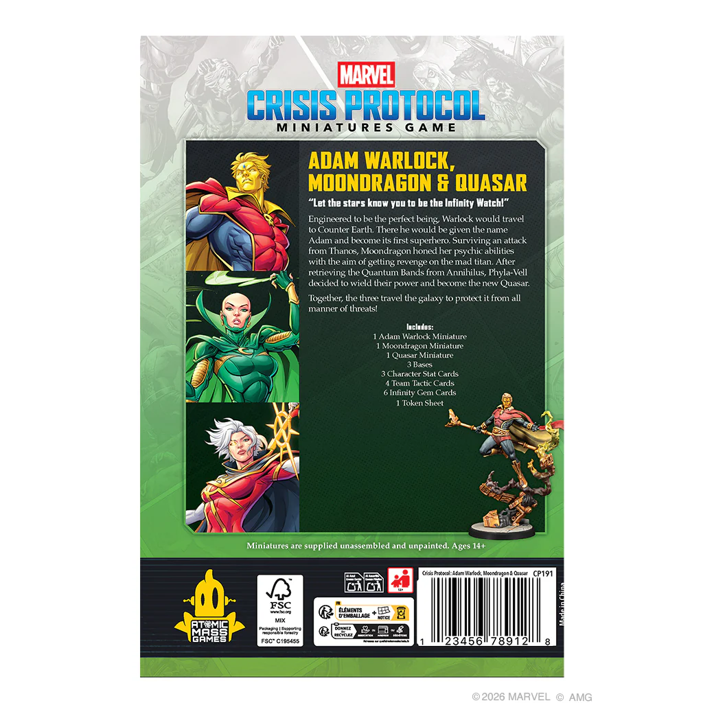 Marvel: Crisis Protocol – Adam Warlock, Moondragon & Quasar - Image 2