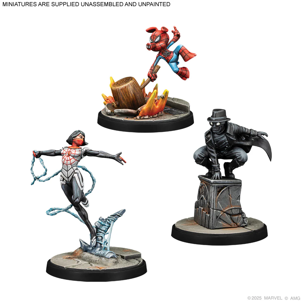 Marvel: Crisis Protocol - Silk, Spider-Ham & Spider-Man Noir - Image 3