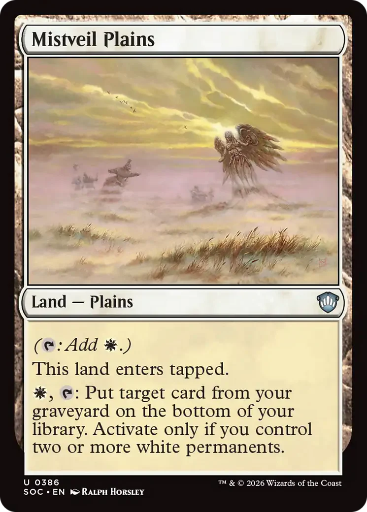 Mistveil Plains [Secrets of Strixhaven Commander]