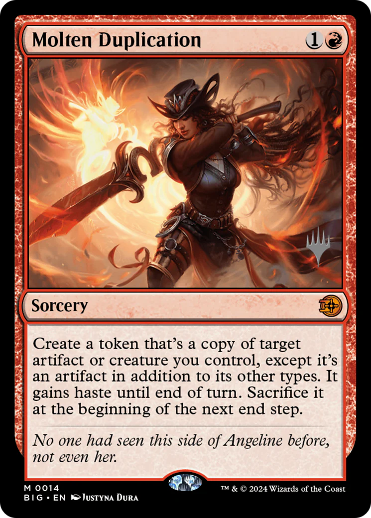 Molten Duplication [Outlaws of Thunder Junction: The Big Score Promos]