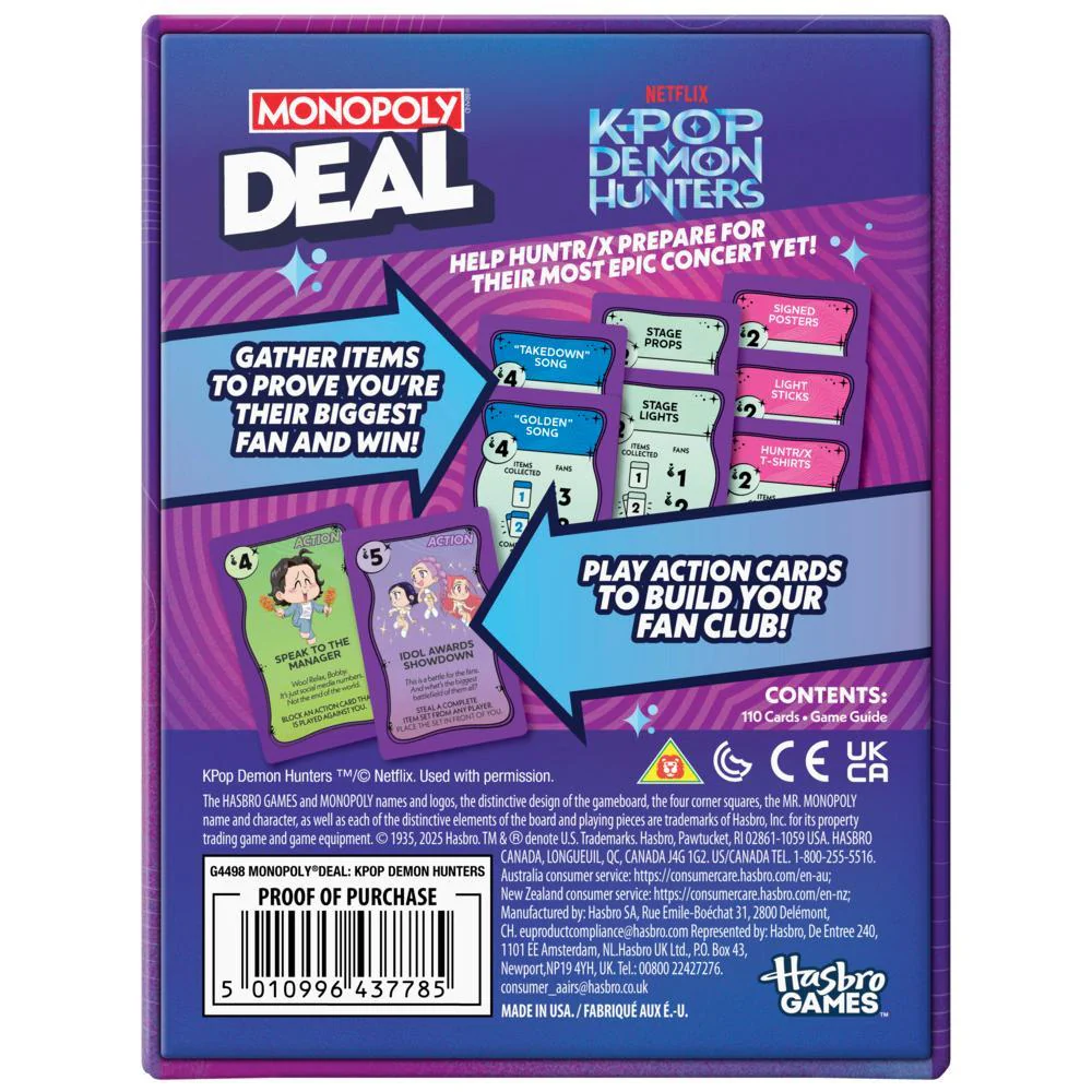 Monopoly Deal: KPop Demon Hunters - Card Game - Image 2
