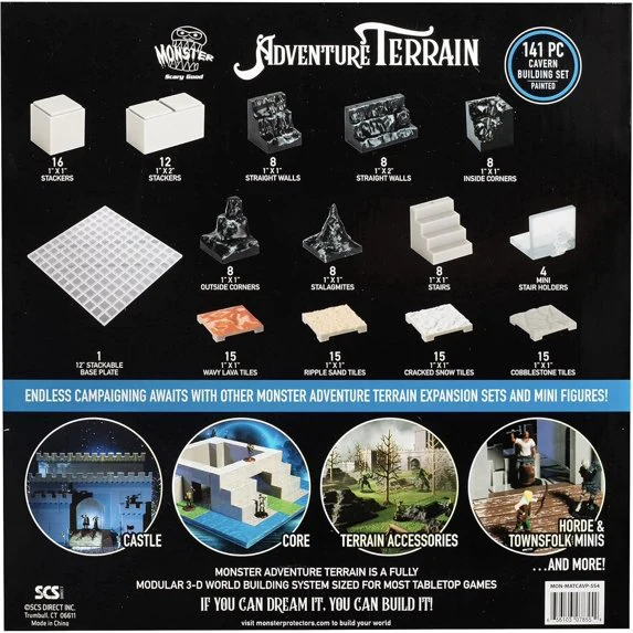 Monster Adventure Terrain: Painted Cavern Building Set (141pc) - Image 2