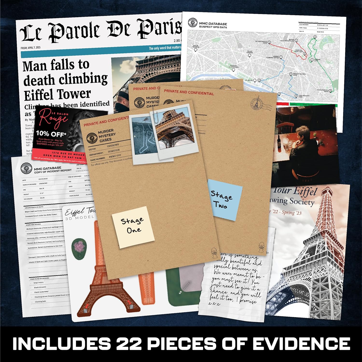 Murder Mystery Cases: Murder at the Eiffel Tower - Image 3