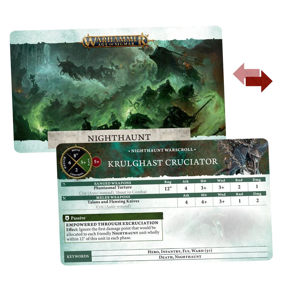 Warhammer Age of Sigmar: Nighthaunt - Warscroll Cards (English) - Image 3
