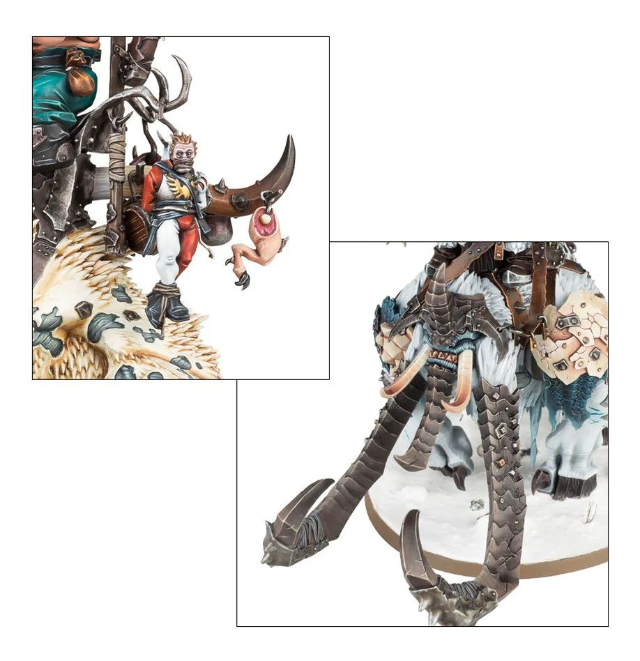 Warhammer Age of Sigmar: Ogor Mawtribes - Frostlord On Stonehorn - Image 4