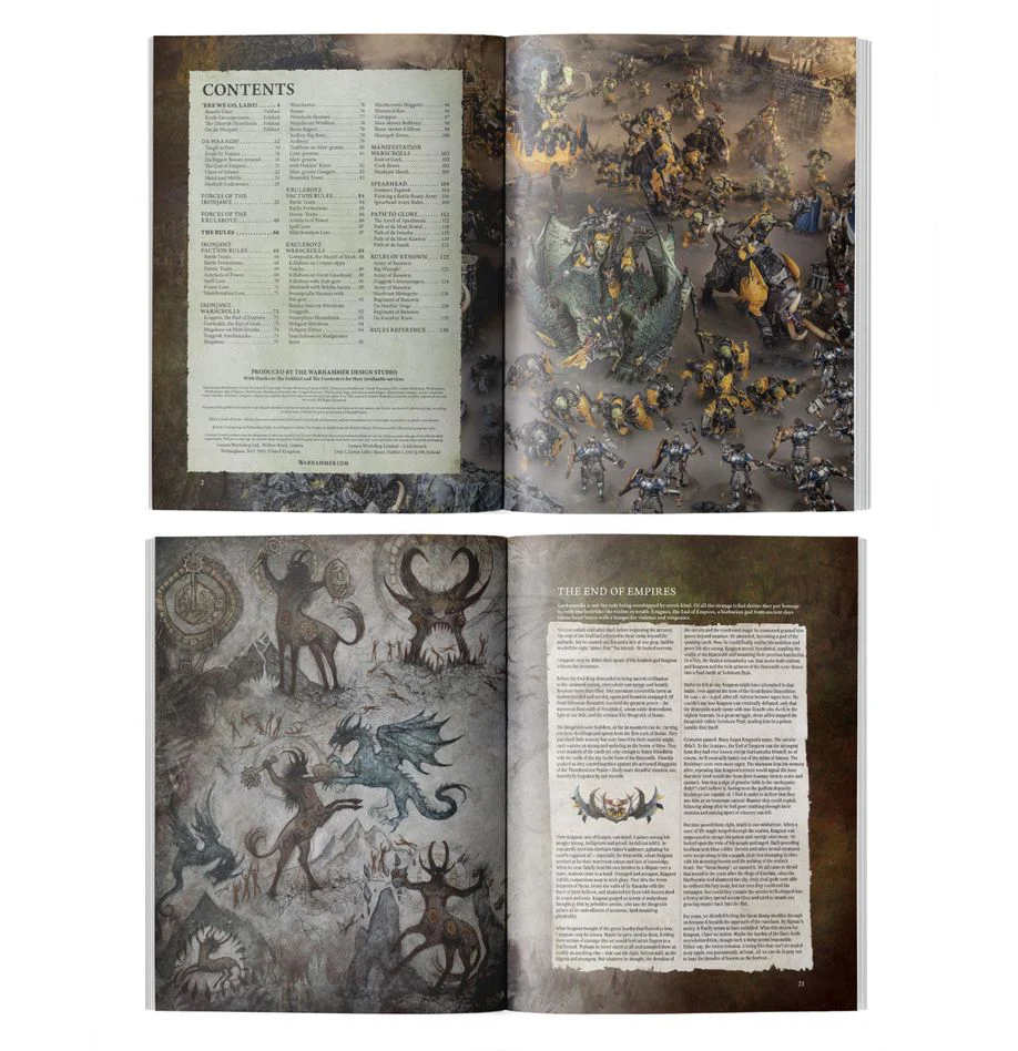 Warhammer Age of Sigmar: Orruk Warclans - Battletome (Hardback - English) - Image 2