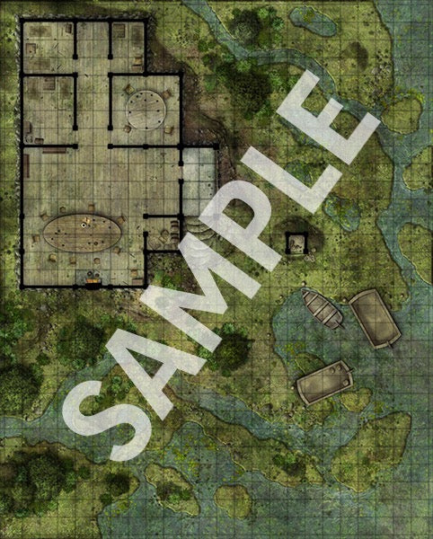 Pathfinder Flip-Mat: Bayou Hideout - Image 2