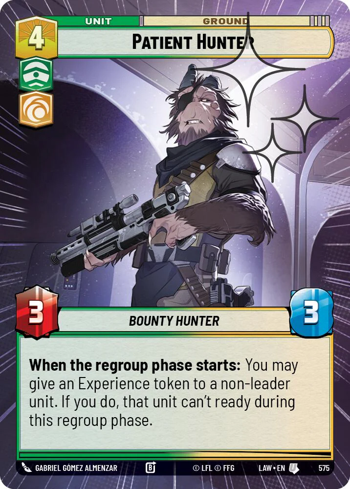 Patient Hunter (575) (Hyperspace Foil) (575) [A Lawless Time]
