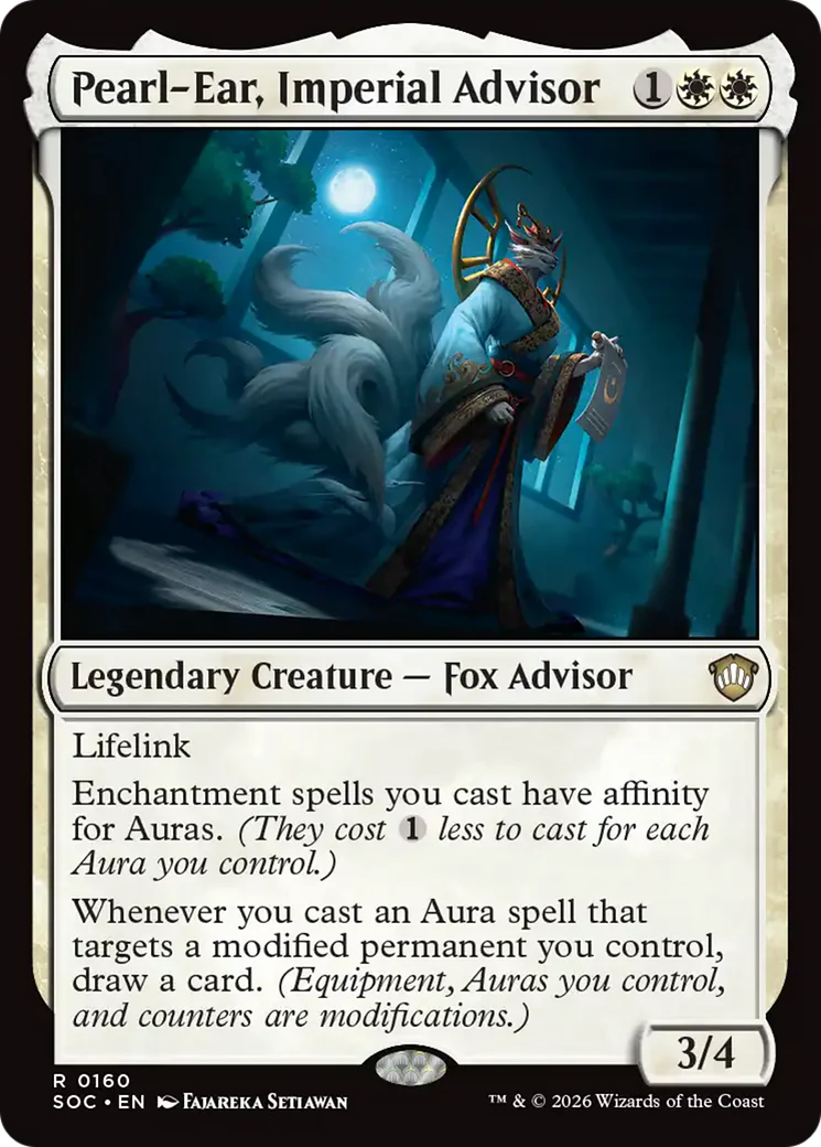 Pearl-Ear, Imperial Advisor [Secrets of Strixhaven Commander]