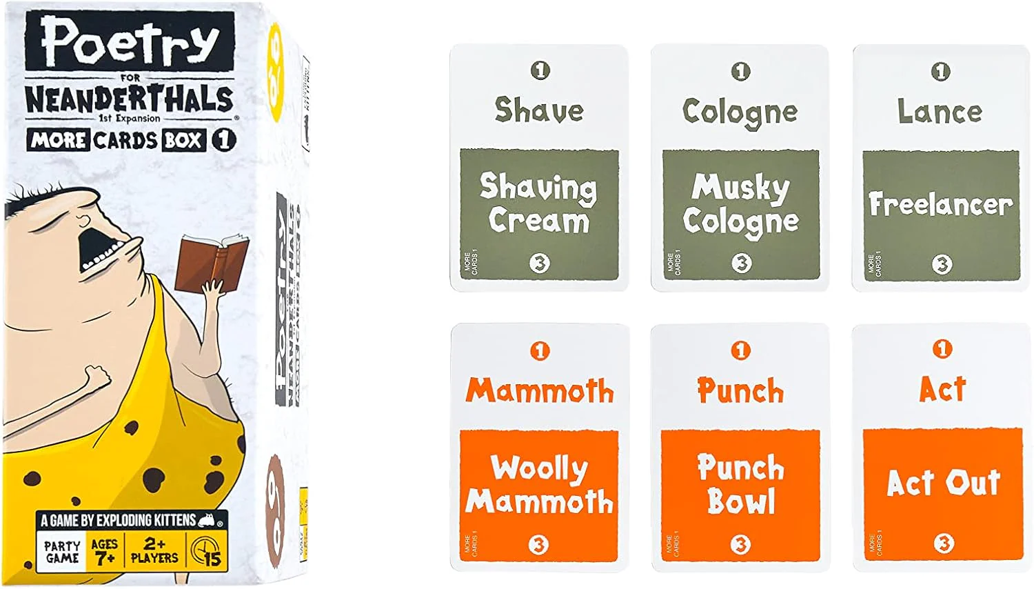 Poetry for Neanderthals: More Cards Box 1 Expansion - Image 4