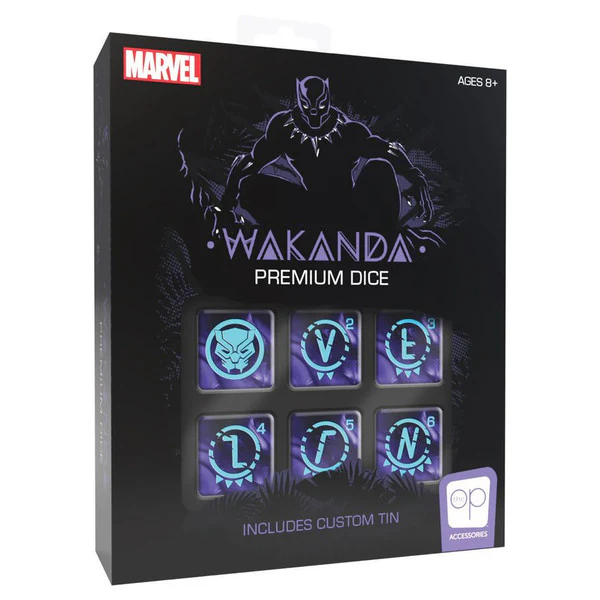 Premium Marvel Black Panther Dice Set