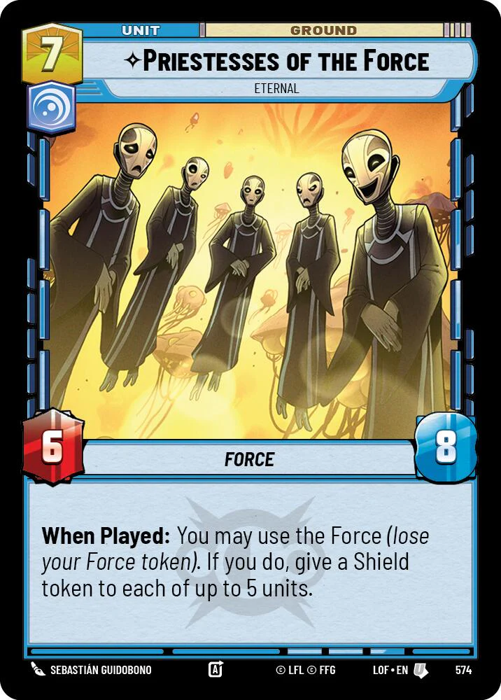 Priestesses of the Force - Eternal (574) (Foil) (574) [Legends of the Force]