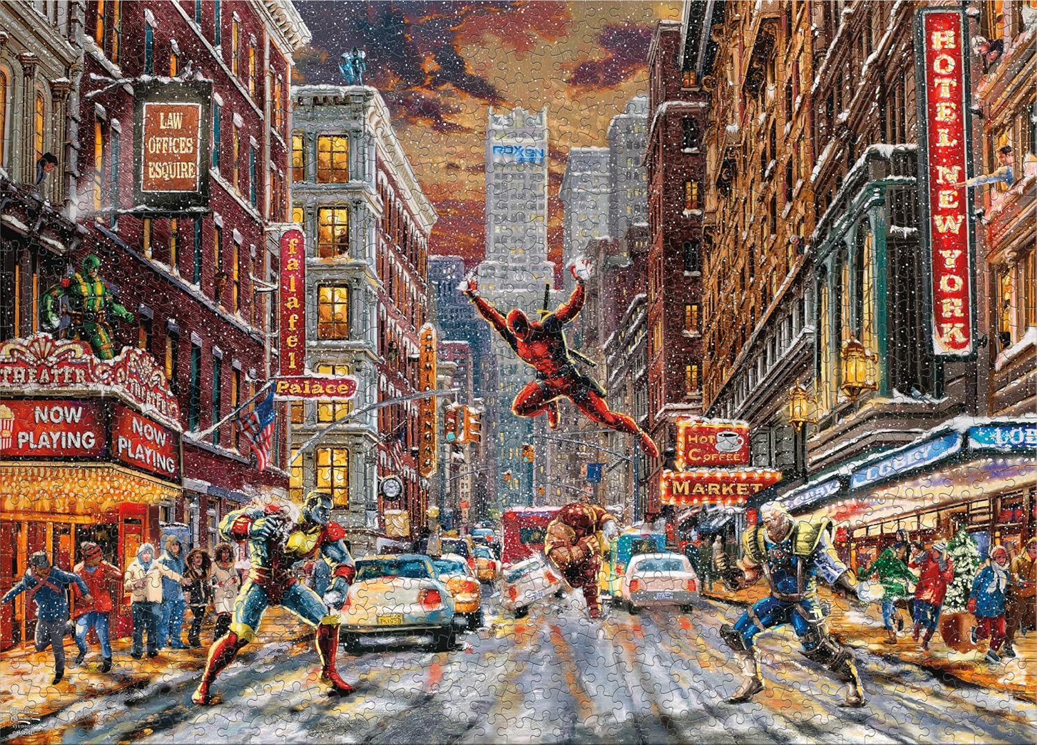 Puzzle: Marvel Deadpool - Snow Day - Image 3