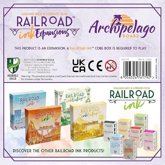 Railroad Ink: Archipelago Boards Set - Image 2