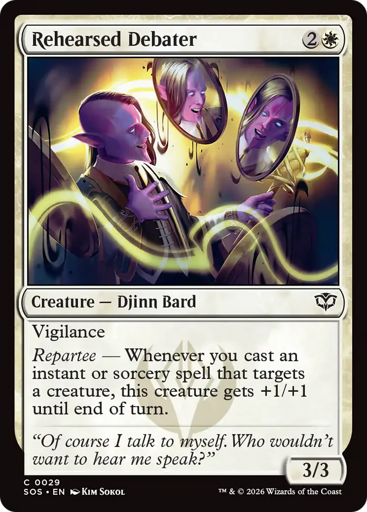 Rehearsed Debater [Secrets of Strixhaven]