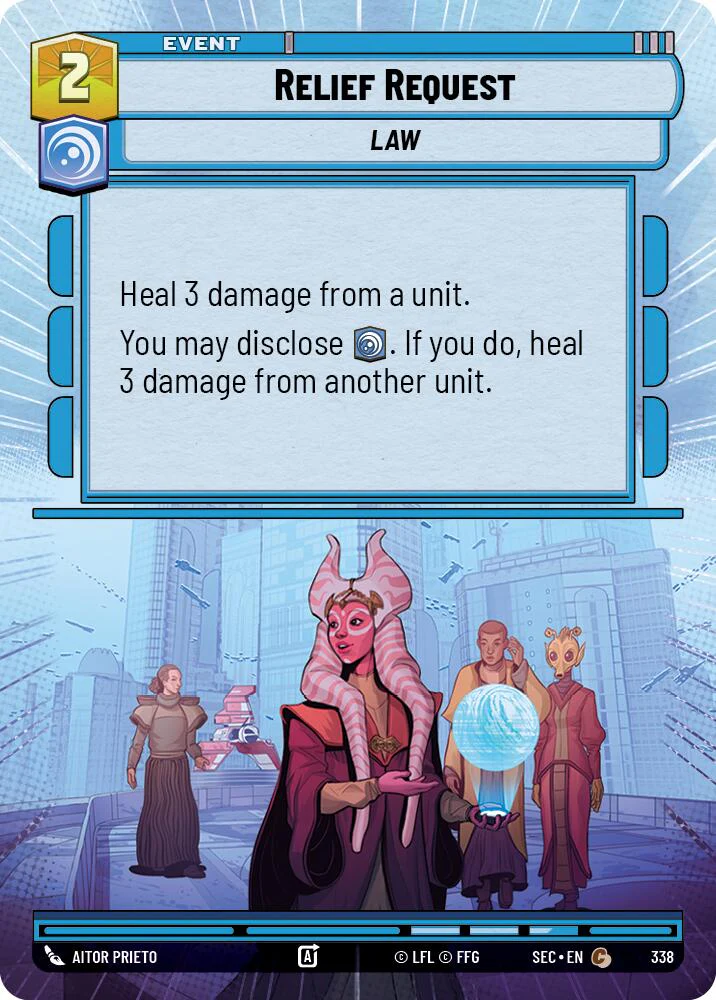 Relief Request (338) (Hyperspace) (338) [Secrets of Power]