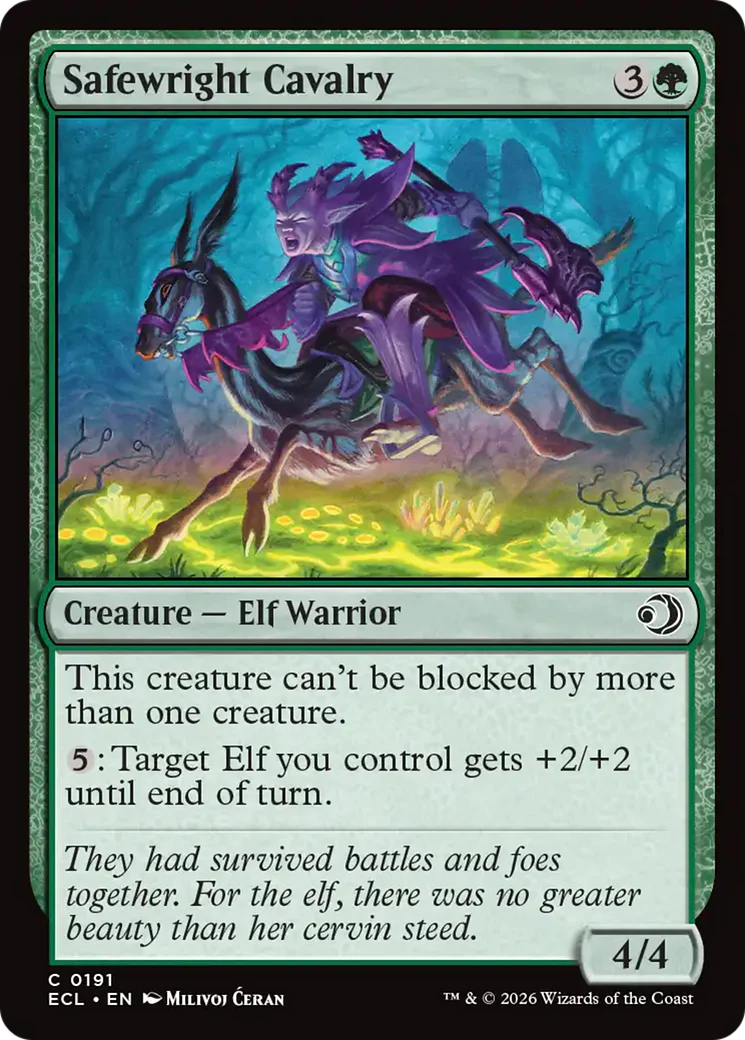 Safewright Cavalry [Lorwyn Eclipsed]