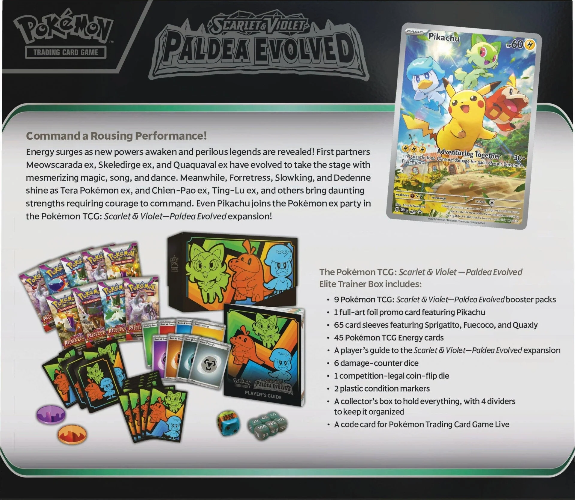 Scarlet & Violet: Paldea Evolved - Elite Trainer Box - Image 2