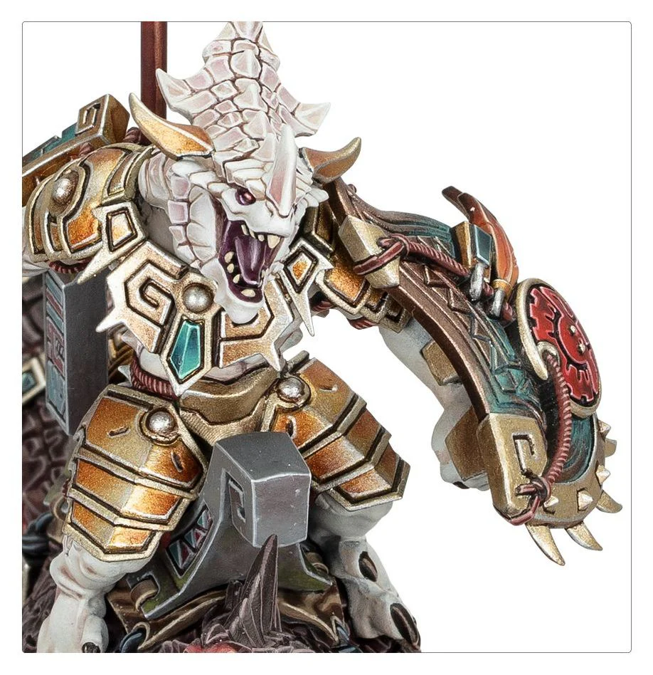 Warhammer Age of Sigmar: Seraphon - Saurus Scar-Veteran On Aggradon - Image 3