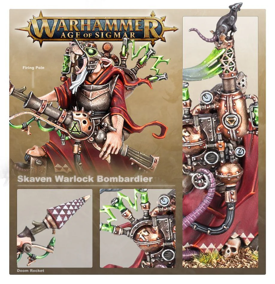 Warhammer Age of Sigmar: Skaven - Warlock Bombardier - Image 2