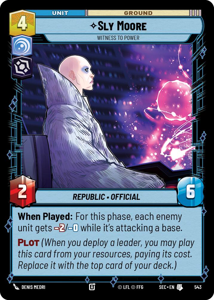 Sly Moore - Witness to Power (Foil) (543) (543) [Secrets of Power]
