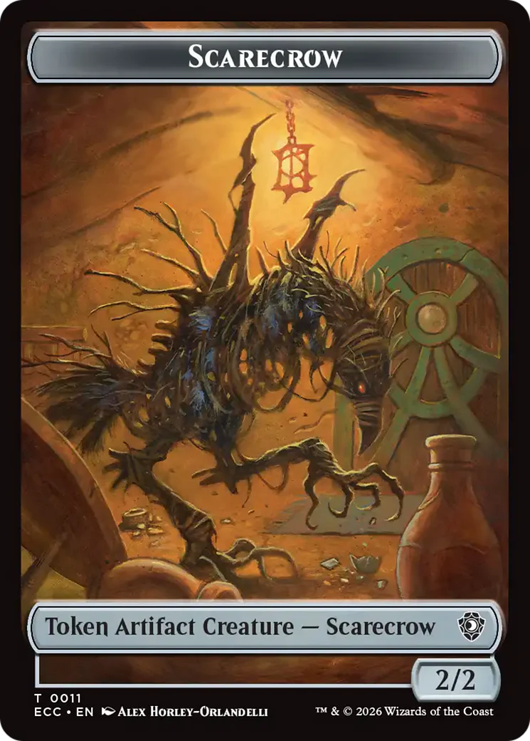 Snake // Scarecrow Double-Sided Token [Lorwyn Eclipsed Tokens] - Image 2
