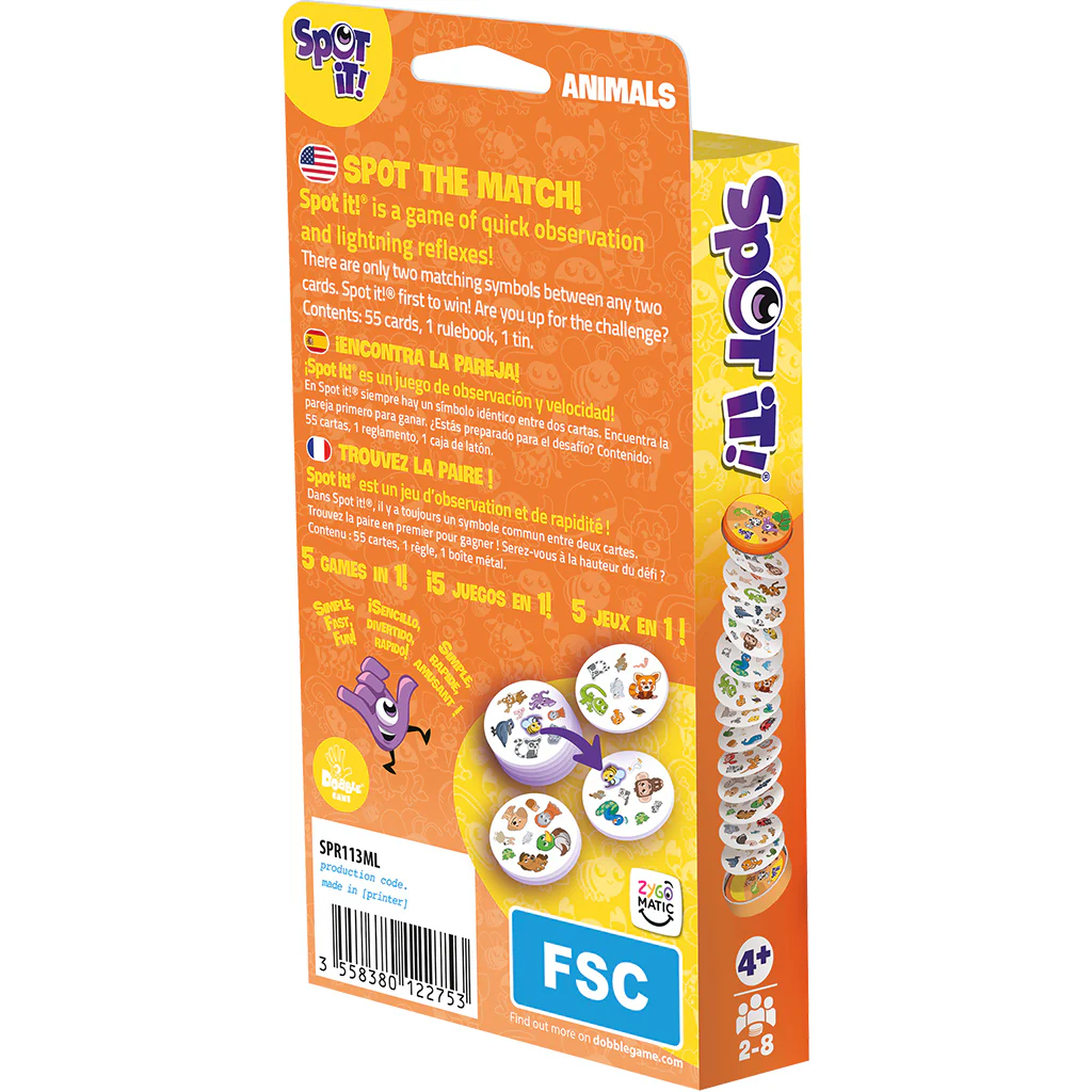 Spot It Animals (Eco-Blister) - Image 2